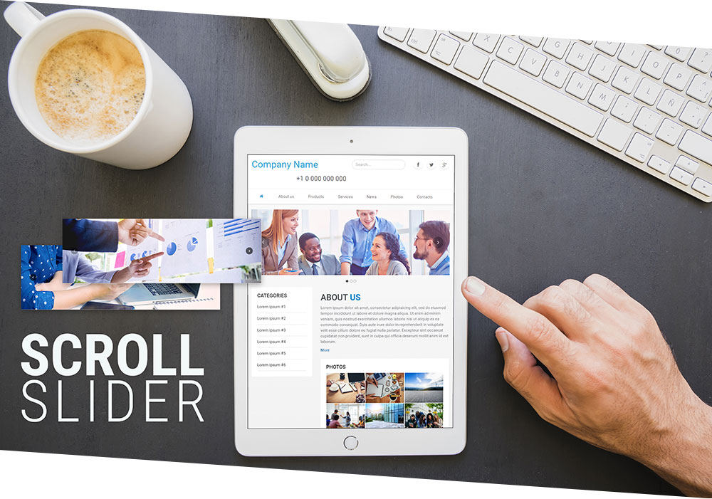 Scroll slider